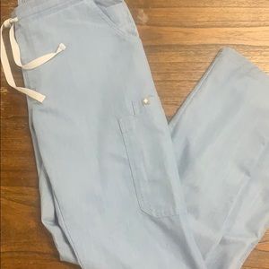 Fig Scrubs-Light Heather Indigo Yola